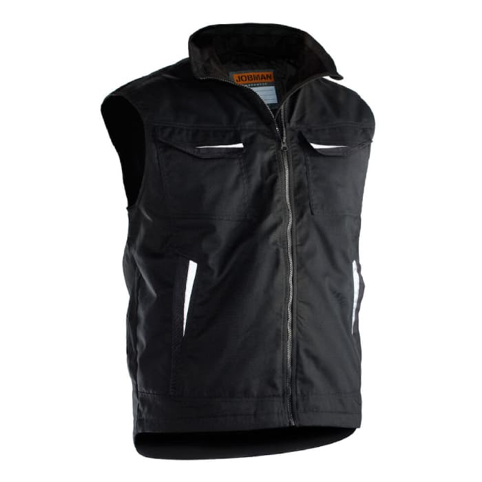 JOBMAN Bodywarmer 7517 zwart 3XL
