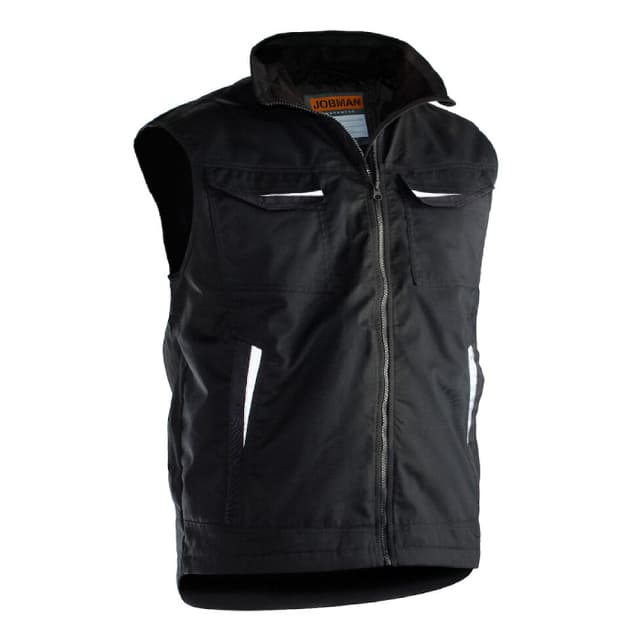 JOBMAN Bodywarmer 7517 zwart 2XL