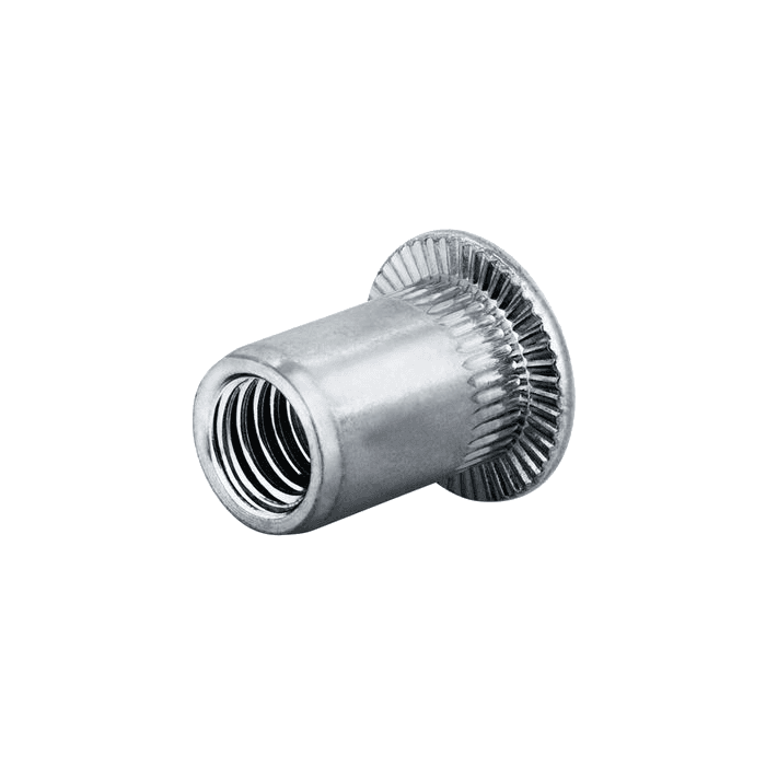GOEBEL Blindklinkmoer ST VZ platte kop M10 0,5-3,0MM