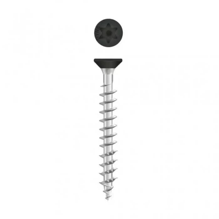 Beslagschroef VZ PK 8MM zwarte kop T20 4,5X40