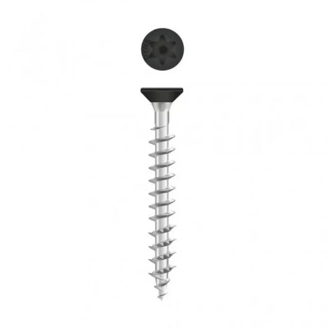 Beslagschroef VZ PK 8MM zwarte kop T20 4,5X40