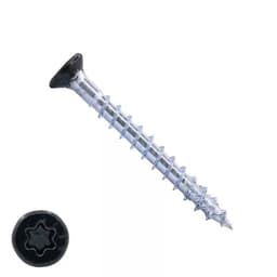 DYNAPLUS Beslagschroef VZ PK 7MM zwarte kop T20 4,0X40 1